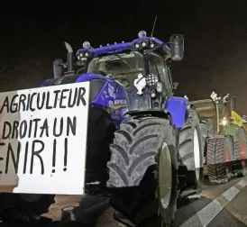 A2 Border Crossing in Maastricht Closed Due to Farmers Protest in Belgium