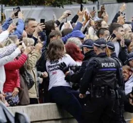 Animal Activist Throws Herself on the Ground in Front of Pope's Vehicle in Luxembourg