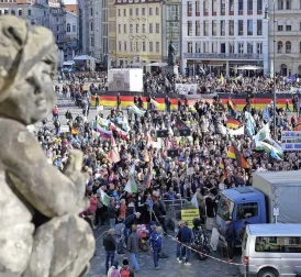 Anti-Migration Movement Pegida Holds Final Demonstration in Germany