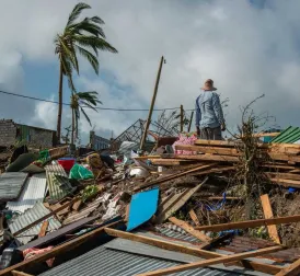 At least 76 dead after cyclone Chido hits Mozambique