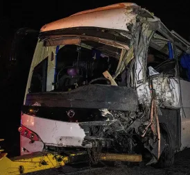 At least two dead and dozens injured in accident with Spanish bus in France, also four-year-old child injured