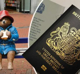 Beertje Paddington receives official British passport for upcoming movie