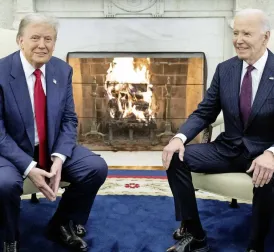 Biden Welcomes Trump to the White House: 'Today is a Beautiful Day'