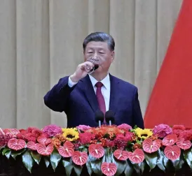 Chinese President Xi Jinping Warns of 'Stormy Times' on Chinese People's Republic Anniversary