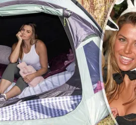 Former Playboy Model Forced to Live in a Tent Due to Rising Rent Prices