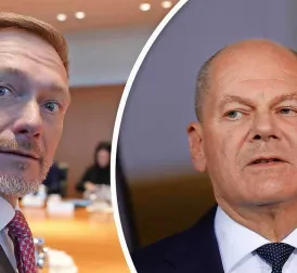 German Chancellor Olaf Scholz Dismisses Liberal Finance Minister Christian Lindner