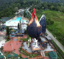 Giant Rooster-Shaped Building in the Philippines Recognized as the World's Largest