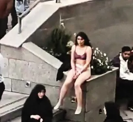 Iranian student who protested in underwear not prosecuted 'because she was sick'