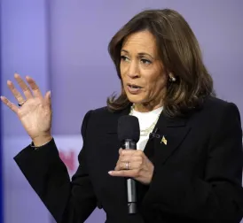 Kamala Harris slams Trump for alleged Nazi remarks, calling him 'unhinged'