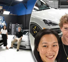 Mark Zuckerberg Surprises Wife with Custom Porsche Cayenne Minivan