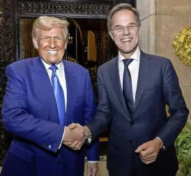 NAVO Chief Rutte Discusses Security Issues with Trump