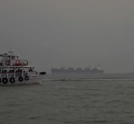 Thirteen dead after Indian navy speedboat collides with ferry off Mumbai coast