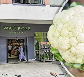 Woman injured by cauliflower in bizarre supermarket accident