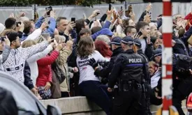 Animal Activist Throws Herself on the Ground in Front of Pope's Vehicle in Luxembourg