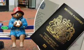 Beertje Paddington receives official British passport for upcoming movie