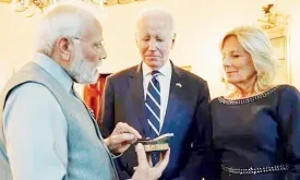 Biden Couple's Gifts Revealed: Modi's Diamond, Sisi's Bracelet