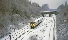 British Trains Cancelled Due to Union Imposing Ban on Snowy Platform Walks