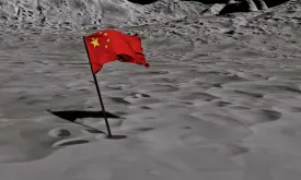 Chinese Researchers Unveil Plans for First Fluttering Flag on the Moon