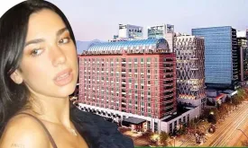 Dua Lipa Fans Storm Hotel