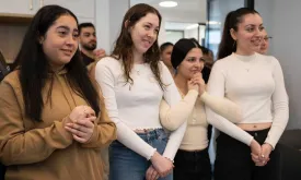 Emotional Reunion of Female Israeli Spotters after Hamas Attack