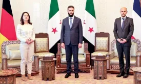 European Ministers Meet with Ahmad al-Sha'ar in Damascus: Europe's Approach to Syrian Transition