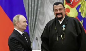 Film Actor Steven Seagal Expresses Loyalty to Vladimir Putin in New Documentary