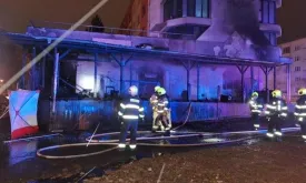 Fire Breaks Out in Restaurant in Czech Republic