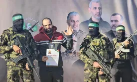 Fourth Hostage Exchange in Gaza: 3 Israelis Released in Return for 183 Palestinians