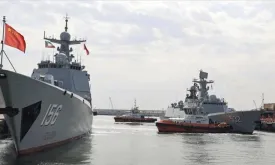 Iran, China, and Russia Joint Naval Exercise in Iran's Waters