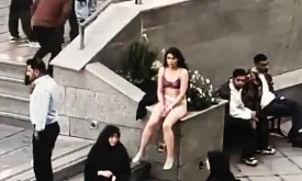 Iranian student who protested in underwear not prosecuted 'because she was sick'