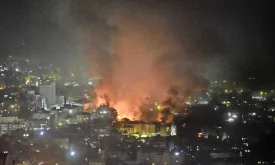 Israeli airstrike near main hospital in Beirut causes multiple casualties