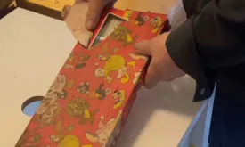 Man Finds Wrapped Christmas Gift from 46 Years Ago During Renovation of Parental Home