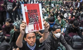 Massive Student Protests Against Austerity Measures in Indonesia