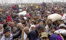 Nearly 15 Million Hindus Attend First Day of Grand Kumbh Festival in India