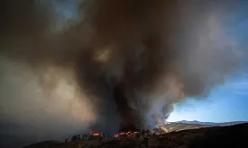 New Wildfire Breaks Out North of Los Angeles