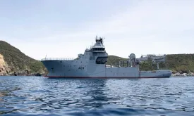 New Zealand Navy Ship Runs Aground on Reef and Sinks