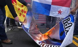 Panamanians Protest Trump's Threats Over Panama Canal