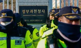 Police Attacker Shot Dead in South Korea