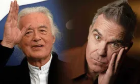 Robbie Williams and Jimmy Page Engage in an Epic Neighbor Feud