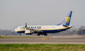 Ryanair Plane Catches Fire at Brindisi Airport in Italy