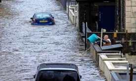 Severe Flooding in Wales Caused by Storm 'Bert', Storm Moves on to England