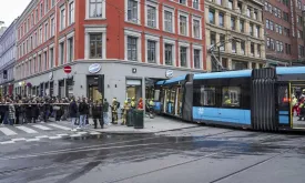 Tram crashes into shop in Oslo city center, multiple injured