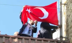 Turkish Flag Raised at the Consulate General in Aleppo