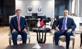 Turkish Minister of Foreign Affairs Hakan Fidan Met with Minister of Northern Cyprus in Ankara