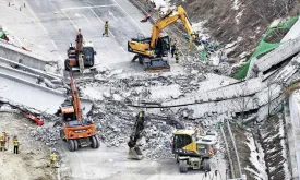 Two Dead and Five Injured in South Korea Highway Collapse