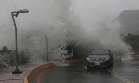 Typhoon Krathon Approaching Heavily Populated Part of Taiwan