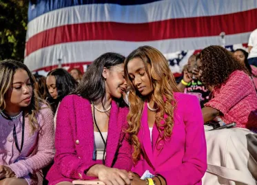 Historic Election Night Celebration at Howard University with Kamala Harris Supporters