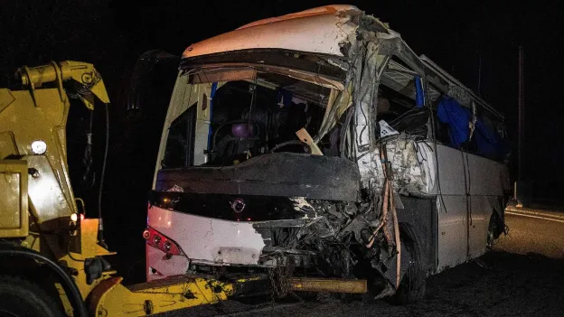 At least two dead and dozens injured in accident with Spanish bus in France, also four-year-old child injured