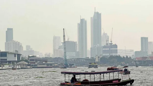 Bangkok Shrouded in Grey Smog