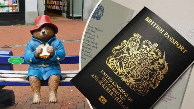 Beertje Paddington receives official British passport for upcoming movie